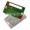 Credit card size hard plastic travel holiday PVC travel tag set print