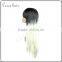 dark root white ombre wig synthetic hair Japanese high temperature fiber synthetic wig straight long wig
