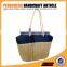 Personality crochet jute bag