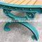 Cast iron and wood garden bench wrought iron bench