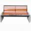 Stone Bench With Backrest Wooden Bench to Sit Wooden Slats for Bench