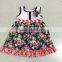 2016 summer bulk cupcake girls dress kids wholesale children clothes set with customized matching pant