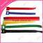 Colorful 20mm wide nylon polyester hook loop computer wire strap