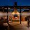 recycled backyard outside hollow composite wood decking wpc fireproof decking pergola price