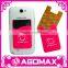 Cheap prices eco-friendly reusable smartphone silicone card pocket