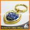 Promotional souvenir giveaways printing logo plating metal keychain