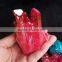 Wholesale Flame Red Angel Aura Healing Quartz Cluster