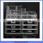 Cost price top quality display holder makeup organizer acrylic