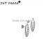 High Quality Italy Design Earring ,2015 Wholesale 316 Stainless Steel Price Baby Foot Earring, Silver Earring From Coolman