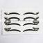 Customsexy temporary makeup eye tattoo floral rhinestone eyelids liner stickers waterproof eyeliner tattoo factory