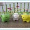 ceramic mini sheep bonsai pot mini sheep flower pot for indoor decor