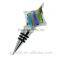 Diamond Shape Colorful Murano Glass Red Wine Stopper