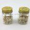 150ml Embossed Mini Glass Jam Jar with Tinplate Lid