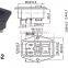 16a 30a Lighted rocker switch,rocker switch used in Desk USB Mini Fan