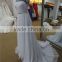 Most attractive newest design chiifon fabric beaded belt and neckline north carolina wedding dresses