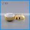 Gold fruit shape cream jar