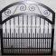 House iron gate design feature dark brown color iron sliding gate door on .com