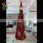 Fairy Christmas holiday decoration 3D cone tree garland motif light