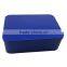health products packaging blue tin box