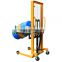 Manual Hydraulic Lifting and Tilting Drum Stacker with Weight Scale