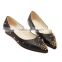 2016 beautiful latest design ladies elegant flat shoes PE3542