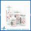 kitchen glass storage containers with stainless steel skin