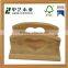 Tabletop decoration accessories natural style customized wooden tissue display box