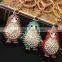 custom crystal diamond Penguin key chains metal key chain