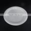 Round white food grade paper pulp plate