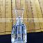 2016 new product natural crystal clear blue perfume bottle wholesale