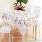 Transparent vinyl table cloth for wedding