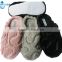 Lady winter warm long fur soft home slippers