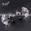 design Streamline Deco Door Set Clear Modern crystal handle