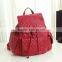 2015 New Style PU Leather Bag for Women Leather Drawstring Bag
