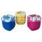 Four layers square shape kids plastic lunch box with handle