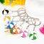 XL-KC51217 fashion cheap factory key chain colorful cap/ shoes cheap keychain