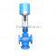 ss304 flange water regulating valve with electric