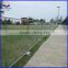 Low cost temporary chain link fence panel stand for security
