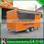 4m fast concession mobile food trailer ice cream trailer catering trailers