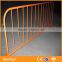 cheap backyard orange crowded control metal barrier fence(ISO 9001)