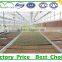 multi span glass agricultural greenhouse
