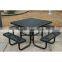 Arlau Steel Outdoor Furniture China,Outdoor Chairs And Tables,Picnic Table Benches