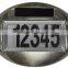 Stainless Steel OVAL Solar Address (House Number) Light