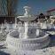 big garden white marble swan water fountain NTMF-S507S