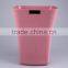 Household Garbage Can/Rubbish Bin With Relief Pattern/Plastic Trash Can
