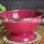 High Quality Colorful metal fruit/ candy rack Colander