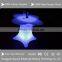 Hot !!! LED rotating glass top center coffee table design