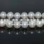 simple 7-8mm white round freshwater pearl bracelet