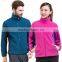 Warm windstopper softshell jacket zipper up micro polar fleece jacket