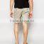Custom Side Slant Pocket Men's Grey Blank Slim Fit 65% Cotton 35% Polyester Stretch Twill Concealed Fly Casual Shorts